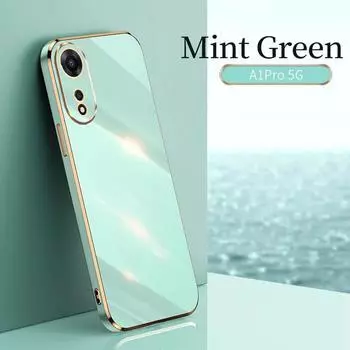 Для OPPO Reno8 T 5G защитный гальванический противоударный чехол OPPO Reno4 Z 5 6 7 8T 5G чехол силиконовый мягкий ТПУ OPPO Reno8 T 5G чёрный