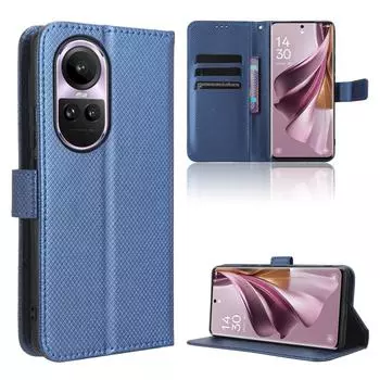 Для OPPO Reno 10 5G чехол-раскладушка для телефона, чехол-подставка для OPPO Reno 10 Pro 5G, чехол-кошелек, задняя крышка из искусственной кожи OPPO Reno 10 5G белый