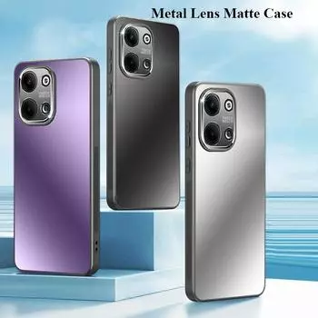 Для Oppo Reno 11 10 9 Pro Plus металлический объектив все включено защитное заднее покрытие ПК матовый матовый бампер с защитой от отпечатков пальцев чехол держатель Reno9 серебряный