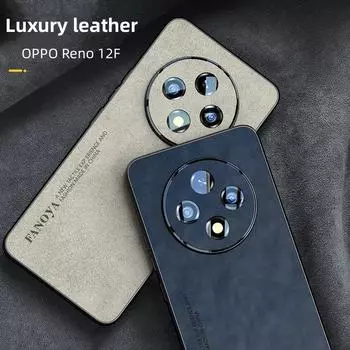 Для OPPO Reno 12F 12 Pro 11F 11 Pro чехол для телефона Skinsheep из кожи для OPPO A3 Pro A60 A79 A59 A38 матовый силиконовый бампер полная защита задняя крышка For Reno 12 синий