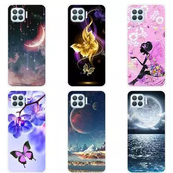 Для OPPO Reno 4 Lite силиконовый чехол на заднюю панель из ТПУ, мягкий чехол для телефона Reno4 Lite