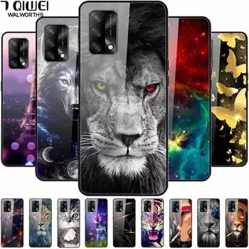 Для Oppo Reno 6 Lite чехол из закаленного стекла твердый задний чехол для Oppo Reno6 Lite 2022 чехол роскошный защитный Reno6Lite 6Lite 6.43 Reno 6 Lite