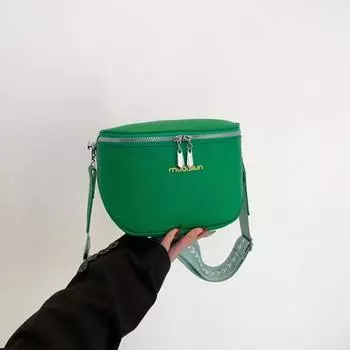 Для отдыха, большая вместимость, 2024, минималистичная весенняя новая модная тенденция, минималистичная сумка через плечо на одно плечо, нагрудная сумка для женщин