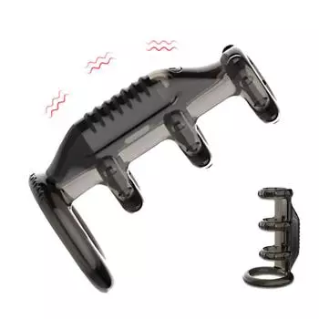 Для пар Задержка эякуляции Секс-игрушки для мужчин Кольцо для пениса Стимулятор точки G Ремешок на вибратор Увеличение члена Удлинитель Насадка для члена