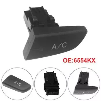 Для Peugeot 107 Citroen C1 Toyota Aygo Air Condition AC Switch Button 6554KX CarInterior Switch Replacement Parts