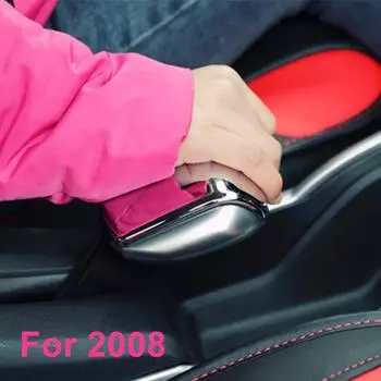 Для Peugeot 2008 2014 ~ 2018 аксессуары для интерьера автомобиля, панель ручного тормоза, накладка, наклейки, украшение