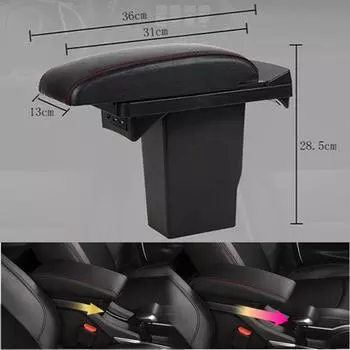 Для Peugeot 2008 Подлокотник Ящик для модернизации Детали интерьера Центральный ящик для хранения автомобильные аксессуары специальные Автомобильный подлокотник USB