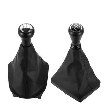 Для Peugeot 206 207 307 CC 406 5-ступенчатая ручка переключения передач рычаг переключения передач чехол багажника PU автомобильные аксессуары