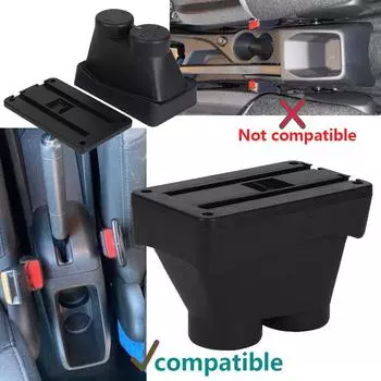 Для Peugeot 208 Ящик для хранения в подлокотнике автомобиля Peugeot 208 2012-2018 Ящик для хранения в подлокотнике автомобиля Специальные детали для модернизации Аксессуары для салона автомобиля
