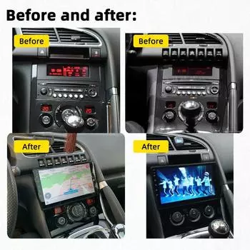 для Peugeot 3008 LHD 2009-2016 Автомобильный мультимедийный проигрыватель GPS-навигатор Головное устройство Автомагнитола 2 Din Android Автомобильная стереосистема Радио