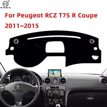 Для Peugeot 308 RCZ T75 R Coupe 2011 2012 2013 2014 2015 Защитная накладка на приборную панель автомобиля, коврик для приборной панели, солнцезащитный козырек Left Hand Drive