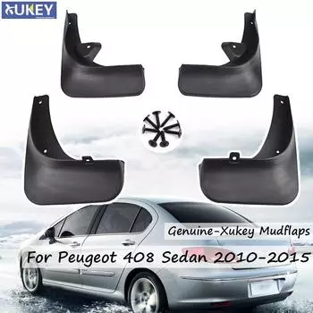 Для Peugeot 408 седан брызговики брызговики 2010-2015 брызговики Fender 2011 2012 2013 2014 передние и задние автомобильные брызговики