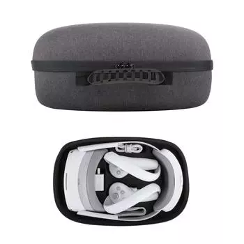 Для Pico 4 сумка для хранения портативных VR-очков сумка для переноски жесткий корпус коробка для хранения очков чёрный