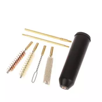 Для пистолетов кал.38/357/9 мм наружные инструменты для чистки оружия 7 шт./компл. щетка для стержня пистолета карманный размер набор для чистки пистолета