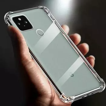 Для pixel5 прозрачный чехол для Google Pixel 5 утолщенный противоударный мягкий чехол для телефона из ТПУ с подушкой безопасности прозрачная задняя крышка Funda Cases for Google Pixel 5 прозрачный