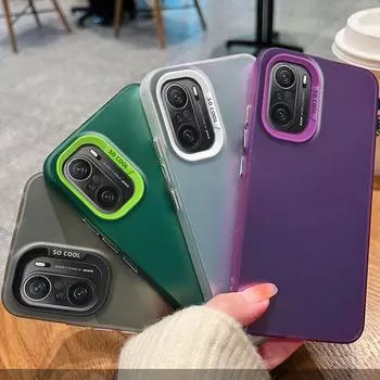 Для Poco F3 Чехол Poco F3 Чехол для телефона Xiaomi 11i Чехол Redmi K40 K40 Pro poco f3 mi 11i Роскошный металлический матовый чехол Aurora Skin Xiaomi 11i