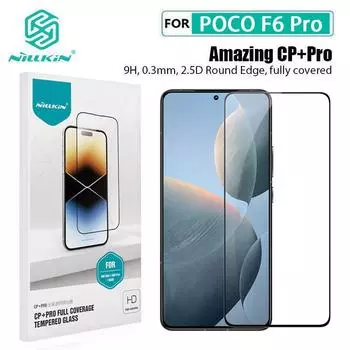Для POCO F6 Pro Glass NILLKIN CP + Pro Защитная пленка из закаленного стекла POCO F6 Pro