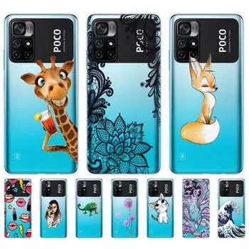 Для POCO M4 Pro 5G чехол из мягкого силикона и ТПУ, задняя крышка для Xiaomi POCO X4 Pro 5G, чехлы для телефонов POCO M4Pro 4G 2021, 6,6 дюйма, противоударный For POCO M4 Pro 5G