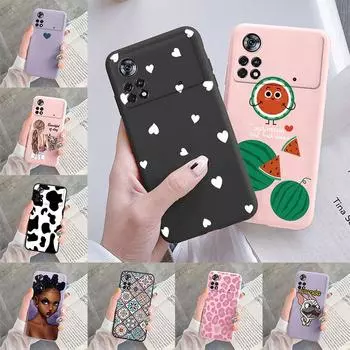 Для POCO X4 Pro 5G NFC чехол с арбузом, милые фрукты, сердце, бабочка, женский силиконовый чехол с изображением собаки и цветка для Poco X4pro 5 G, чехол для телефона X4 Pro 5G
