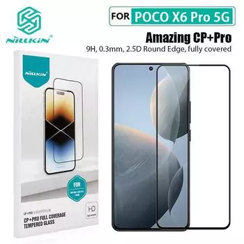 Для Poco X6 Pro 5G стекло NILLKIN CP + Pro Защитная пленка из закаленного стекла для POCO X6 5G Poco X6 5G