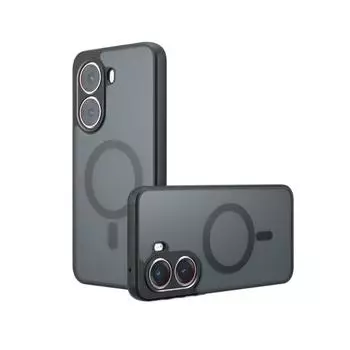 Для POCO X7 Pro Чехол Магнитный для Magsafe Акриловый чехол Чехол для Xiaomi POCO X7 X7pro POCOX7Pro Redmi Turbo 4 Беспроводная зарядка Ударопрочный бампер POCO X7 Pro чёрный
