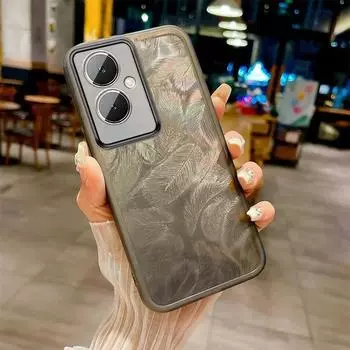 Для POCO X7 Pro X 7 X7pro Feather Glitter Мягкий силиконовый чехол для Xiaomi POCOX7pro Redmi Turbo 4 Note 14 Pro Plus 14Pro Защитная пленка для объектива Бампер POCO X7 чёрный