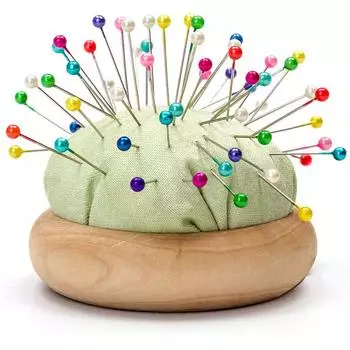 Для пошива одежды DIY швейные инструменты позиционирование 100 шт./кор. 45 мм цветные круглые жемчужные головки иглы стежок прямой нажимной швейные булавки зелёный