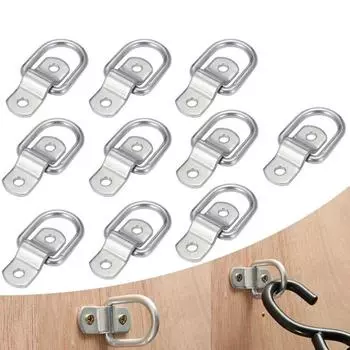 для прицепов для фургонов для грузовиков Крепежное кольцо Крепление для крепления груза D-образное кольцо 5Pcs