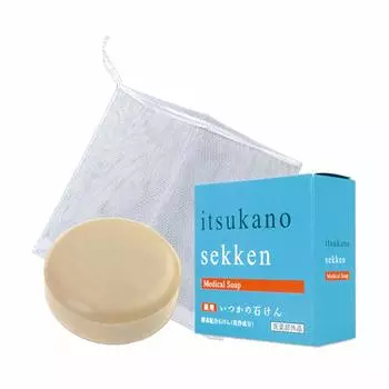 Для профилактики акне Mizuhashi Hojudo Pharmaceutical Medicated Itsukano Soap 100 г В комплекте с оригинальными пенообразующими сетчатыми деталями [Набор продуктов] от производителя