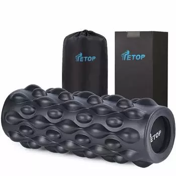 для промежуточной 5-летней гарантии TETOP Foam Roller Миофасциальный релиз Ролик для растяжки Ролик Небьющийся Твердый Тонкий Легкий Йога Палка Тренировки
