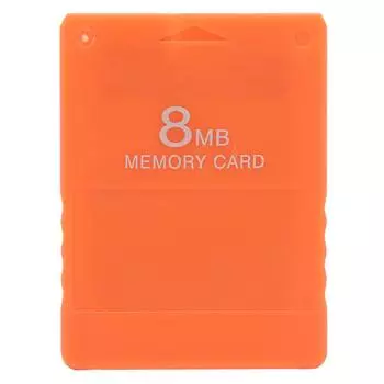 Для PS2 8 МБ карты памяти Plug and Play FMCB1.966 Высокоскоростная игровая карта памяти АксессуарыОранжевый оранжевый
