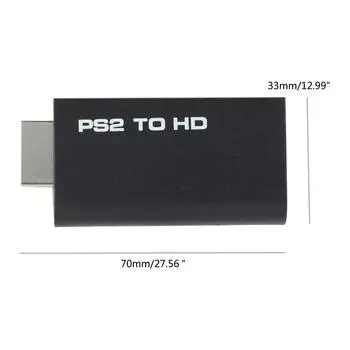 для PS2 в HDMI-совместимый адаптер-конвертер 1080P-игровая консоль с полной высокой четкостью изображения в HDTV монитор, проектор портативный