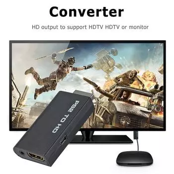 Для PS2 в HDMI-совместимый игровой конвертер Аудио HD Видео Адаптер 480i/480p/576i 3,5 мм аудиовыход для всех режимов отображения PS2