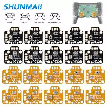 для PS4 PS5 Xbox One Контроллер Аналоговый джойстик Дрифт Исправление Мод Сброс Дрифт Сопротивление джойстика Калибровочная пластина Дрифт Исправление Мод