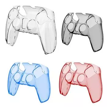 Для PS5 геймпада Crystal Case PC Прозрачный разделенный защитный чехол