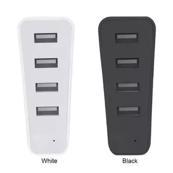 Для PS5 Pro USB-адаптер с 4 портами USB 2.0 для консоли PS5 Pro/PS5 Slim чёрный