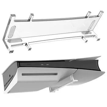 Для PS5 Slim горизонтальная консольная подставка кронштейн для размещения экономит место основание подставка держатель для Playstation 5 Slim Disc&Digital Edition