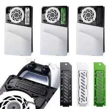 Для PS5 Slim M.2 NVMe 2280 SSD слот расширения SSD радиатор пылезащитный чехол алюминиевый теплоотвод пылезащитный чехол с инструментами для установки зелёный