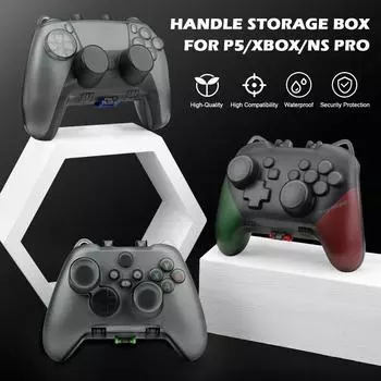 Для PS5/Switch Pro Controller защитный чехол прозрачный прозрачный чехол для Xbox Series Gamepad Handle Storage Box Shell