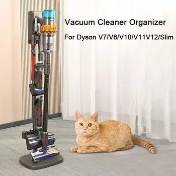 Для пылесоса Dyson, совместимого v7 v8 v10 slim v11 v12 v15 G5, стеллаж для хранения, органайзер, утолщенное основание v12, кронштейн для подвесной стойки G5