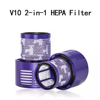 Для пылесоса Dyson V10 US Version фильтрующий элемент аксессуары моющийся сменный пост-фильтр HEPA запасные части многоразовые