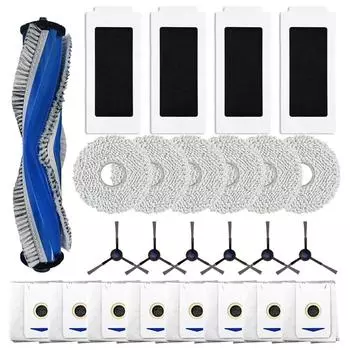 Для пылесоса Ecovacs Deebot T30 PRO OMNI / T30 Max / T30 / DDX14 запасные части основная боковая щетка HEPA фильтр салфетка для швабры CHINA