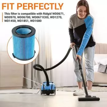 Для пылесоса Ridgid Vf3500 Vf4000 фильтрующий элемент фильтра фильтрующий элемент пылесоса сменный фильтрующий элемент