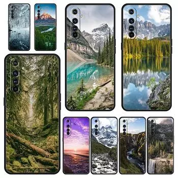 Для Realme 10 9 8 5G 7 6 GT2 Pro Plus 9i 8i C21 C11 C25 C35 Forest Beach Sunrise Nature Phone Case для Realme GT Neo 2 3T Cover Realme 8(8 Pro)