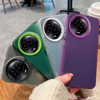 Для Realme 11 Чехол Realme 11X Чехол для телефона Realme C67 5G Чехол Realme11 5G RMX3785 RMX3780 Роскошный металлический матовый чехол Aurora Skin Realme 11 5G