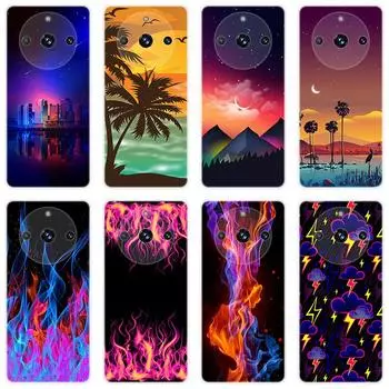 Для Realme 11 Pro Realme11 Pro+ чехол Мягкая силиконовая задняя крышка чехол для телефона с рисунком For Realme 11