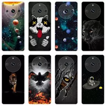 Для Realme 11 Pro Realme11 Pro+ Мягкая силиконовая задняя крышка Чехол для телефона с рисунком из мультфильма Инновационный чехол For Realme 11