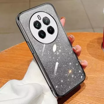 Для Realme 12 Pro + Realme12 Pro Plus 5G 12+ RMX3867 RMX3840 RMX3842 RMX3999 чехол Мягкий силиконовый край с покрытием из блестящего ТПУ чехол для телефона задняя крышка For Realme 12 Pro+ 5G фиолетовый