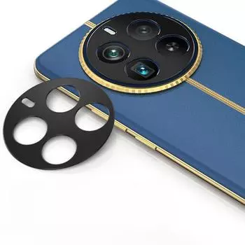 Для Realme 12 Pro+ задняя крышка объектива камеры чехол для 12Pro+ 12proplus задняя крышка из алюминиевого сплава металлическая защитная пленка для объектива Realme 12 Pro plus чёрный