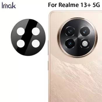 Для Realme 13+ 13 Plus 5G Glass IMAK High Definition Glass Lens Film Black Version Realme 13+ 5G